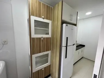 A cozinha ou kitchenette de Cód 78 - Belo apartamento à 80m do mar