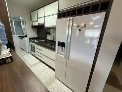 A cozinha ou kitchenette de Cód 137- Belo apartamento de 3 suítes