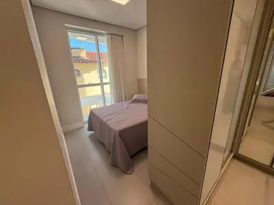 Uma cama ou camas num quarto em Cód 68 - Apartamento á 200m do mar