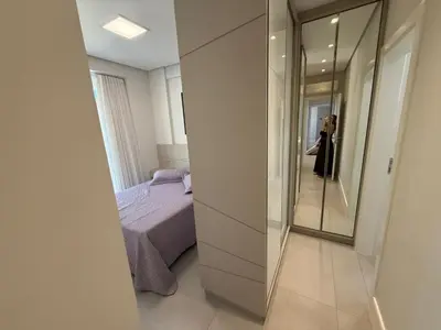 Uma cama ou camas num quarto em Cód 68 - Apartamento á 200m do mar