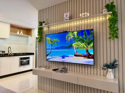 A cozinha ou kitchenette de Apto Itapema NOVO 2 quartos e 2bwc -2 garagens - Prédio com Piscina
