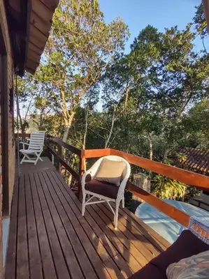 Uma varanda ou terraço em Apart 4 Costa E