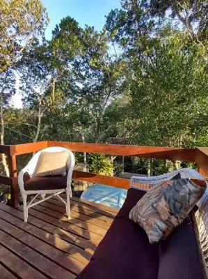 Uma varanda ou terraço em Apart 4 Costa E