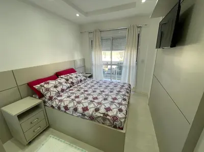A planta de Cód 49 - Apartamento belíssimo com sacada gourmet