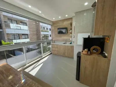 A planta de Cód 49 - Apartamento belíssimo com sacada gourmet