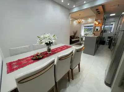 A planta de Cód 49 - Apartamento belíssimo com sacada gourmet