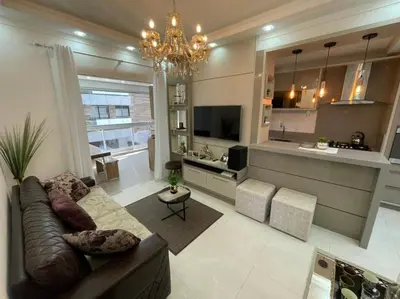 A planta de Cód 49 - Apartamento belíssimo com sacada gourmet