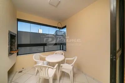 Uma varanda ou terraço em Lindo Apartamento a 150m da Praia- Residencial Ilhas do Caribe