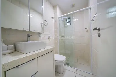 Uma casa de banho em Lindo Apartamento a 150m da Praia- Residencial Ilhas do Caribe