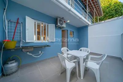 A planta de Apartamento 1 dormitório - 50 metros da Praia de Bombinhas
