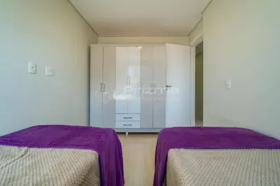 Uma cama ou camas num quarto em Porto Fino 204 - Aconchegante apartamento com 03 quartos com ótima localização