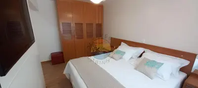 Uma cama ou camas num quarto em Apartamento Alto Padrão com 5 Quartos Próximo a praia e ao shopping Russi Russi