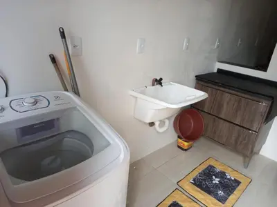 Uma casa de banho em Casa 200m da praia, 8 pessoas, piso inferior