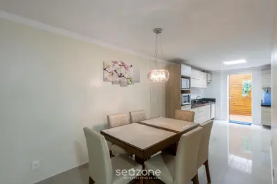 A cozinha ou kitchenette de Apto 3Q c/ Churrasq. a 290m da Praia PIC0125