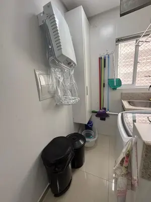 A planta de Apartamento vista mar, 2 quartos, garagem - COMPLETO
