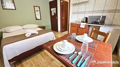 A cozinha ou kitchenette de Jardim das Gales Bombinhas