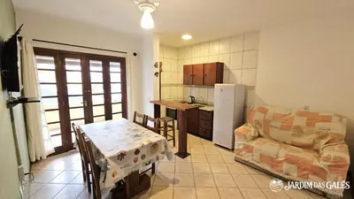 A cozinha ou kitchenette de Jardim das Gales Bombinhas