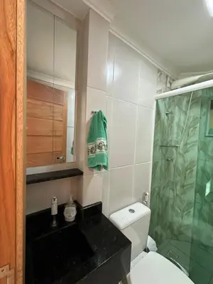Uma casa de banho em Mariscal 2 quartos 3 banheiros -SOBRADO AMENDOEIRA