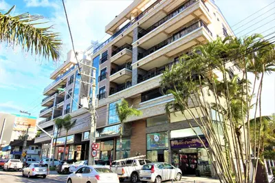 O edifício onde o apartamento está situado