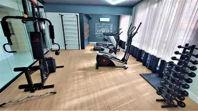 O centro de fitness e/ou as comodidades de fitness de Condominio Waldgarten