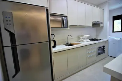 A cozinha ou kitchenette de Condominio Waldgarten
