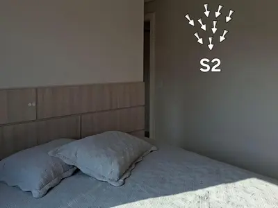 A planta de Cobertura Alba Rosa 3 suítes e 2 Box Garagem