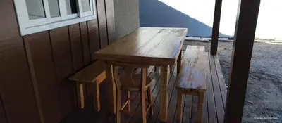A planta de Chalé na praia