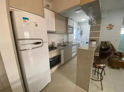 A cozinha ou kitchenette de Cód 47 - Excelente apartamento, bem equipado e decorado