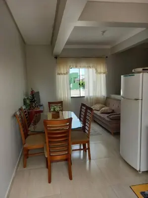 A cozinha ou kitchenette de Casa 200m da praia, 8 pessoas, piso superior