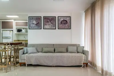 A cozinha ou kitchenette de Apartamento 2 quartos sendo 1 suíte em Bombas