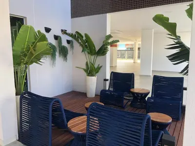 Uma área de estar em Cód 75 - Apto com 3 dormitórios no Millenium