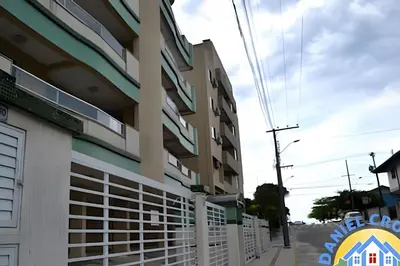 O edifício onde o apartamento está situado