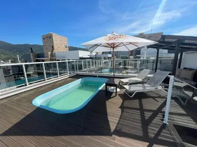 A planta de Cód 43 - Cobertura com piscina e área gourmet