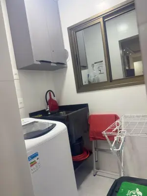 A cozinha ou kitchenette de Apartamento completo novo, praia de Bombas com piscina aquecida