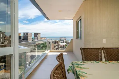 Uma varanda ou terraço em A42 - Águas Azuis - Apto 402 bl 02