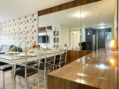A planta de Amplo apartamento em Palmas - GCR002