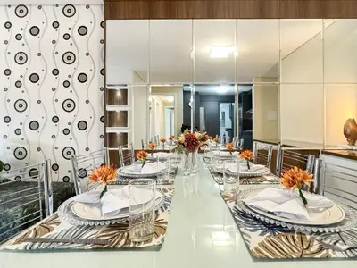 A planta de Amplo apartamento em Palmas - GCR002