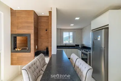 A cozinha ou kitchenette de CII - Apartamentos a 900m da Praia em Porto Belo