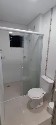 Uma casa de banho em AP completo na Praia de Palmas, SC