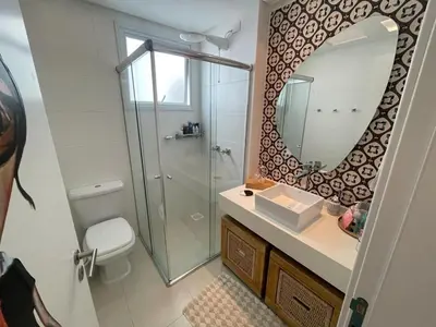 A planta de Cód 52 - Apartamento de 2 suítes com piscina
