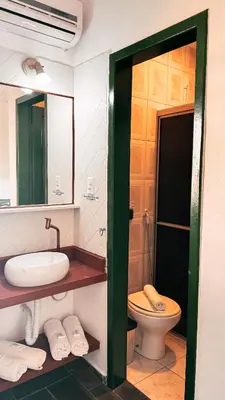 Uma casa de banho em Pousada