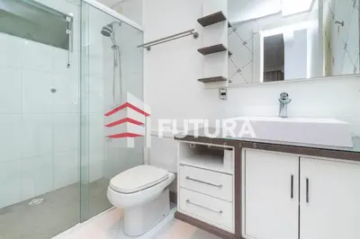 Uma casa de banho em Cobertura Duplex com Vista do Mar na Praia da Lagoinha