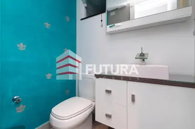 Uma casa de banho em Cobertura Duplex com Vista do Mar na Praia da Lagoinha