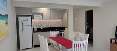 A planta de Apartamento de 2 dormitórios no centro de Bombinhas