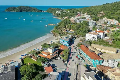 A planta de Pousada Águas de Bombinhas