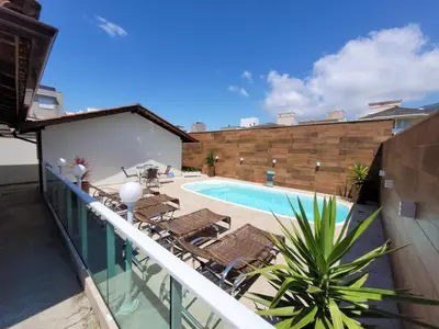 A piscina em ou perto de Casa Master com Piscina em Gov Celso Ramos