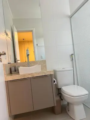 A planta de Cobertura 402- 2 Dormitórios Praia de Bombas