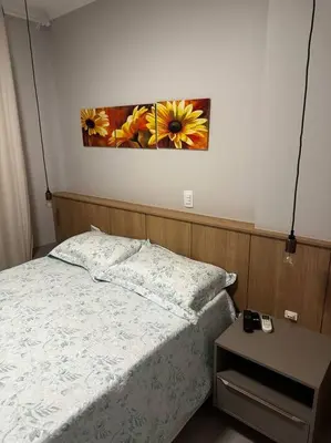 A planta de Cobertura 402- 2 Dormitórios Praia de Bombas