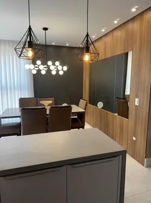 A planta de Apartamento 203 Maré cheia Praia de Bombas