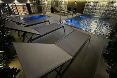 A planta de Apartamento 203 Maré cheia Praia de Bombas
